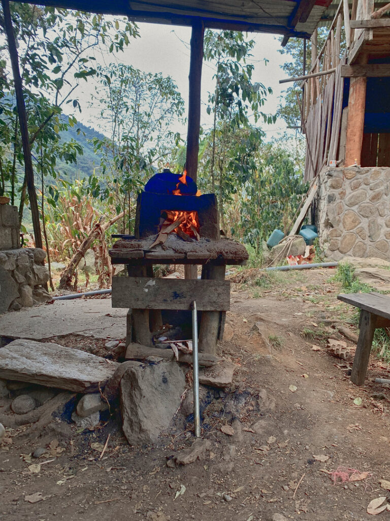 5 Day Salkantay trek - Coffee making