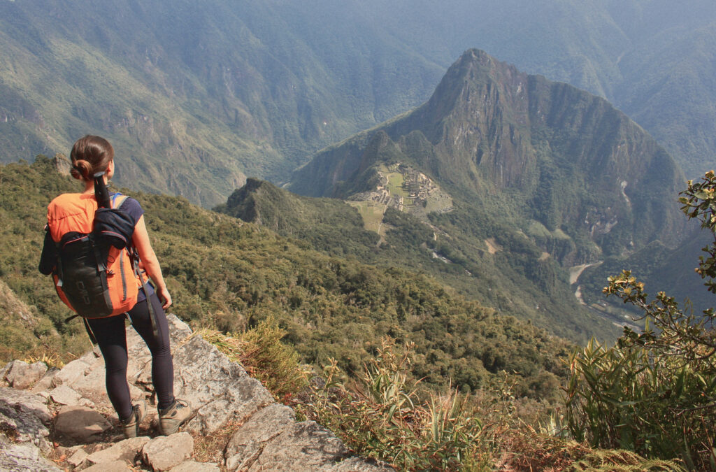 5 Day Salkantay trek - Hiking on top of Machu Picchu