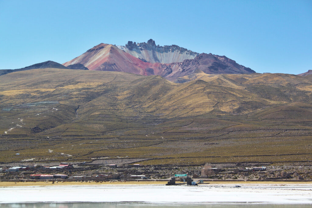 Complete Tour of the Uyuni Salt Flats and Colored Lagoons: Tunupa volcano