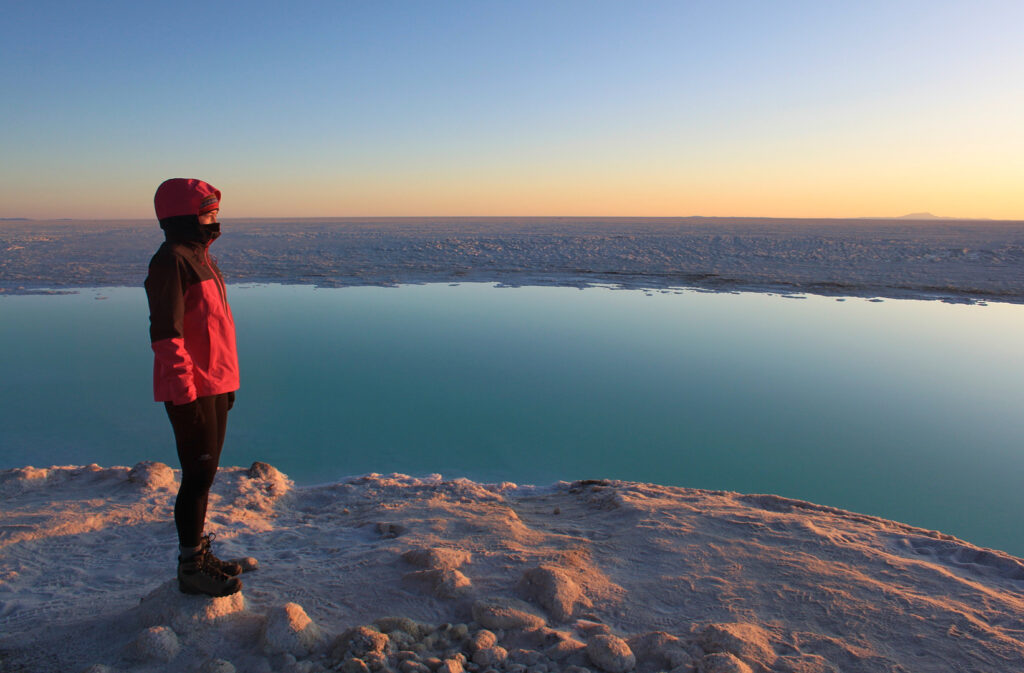 Complete Tour of the Uyuni Salt Flats and Colored Lagoons: Sunrise