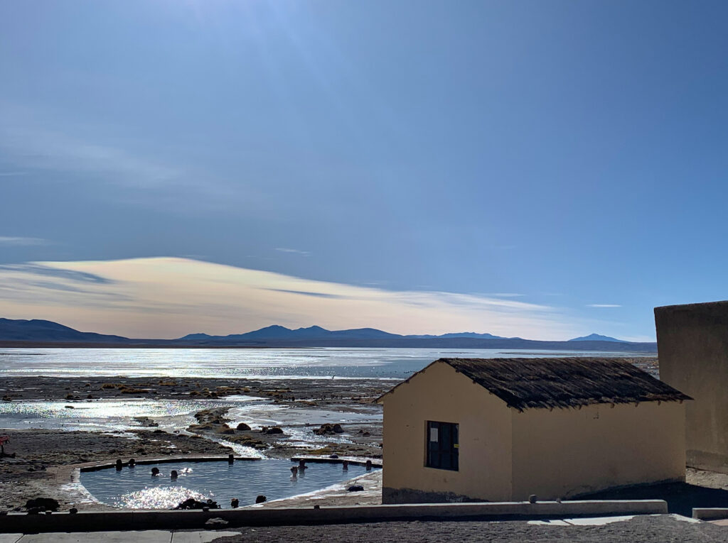 Complete Tour of the Uyuni Salt Flats and Colored Lagoons: Hot Springs