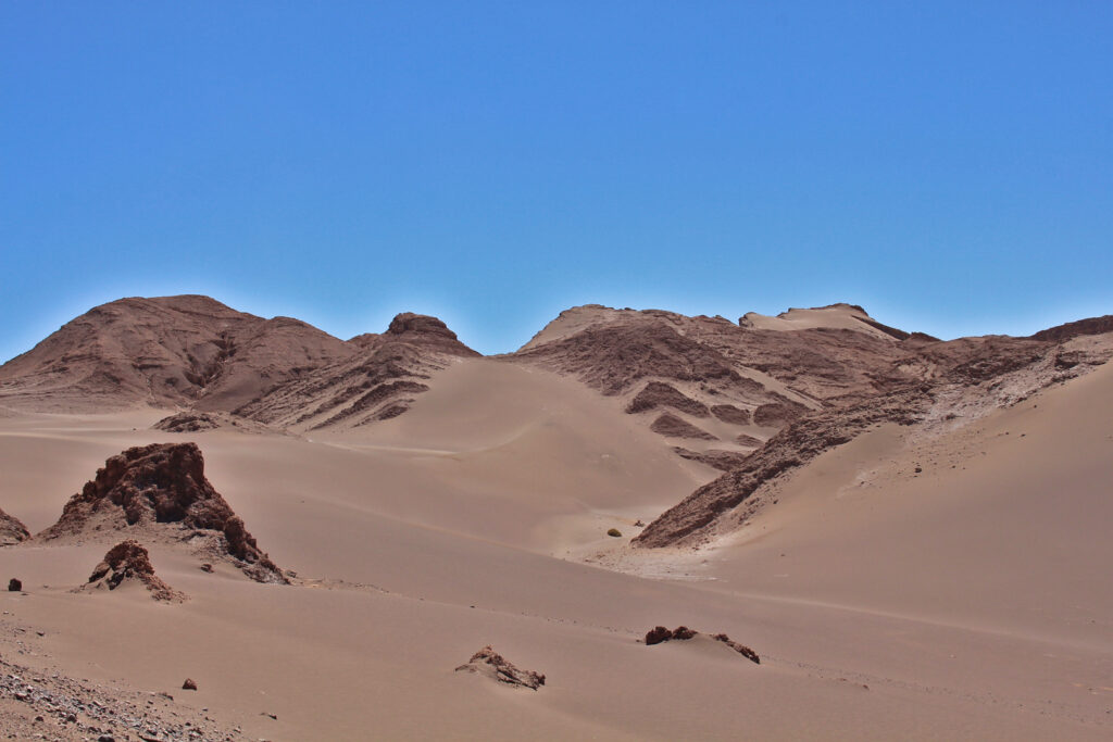Sand Dunes Views from Duna Mayor in Valle de la Luna, Chile
