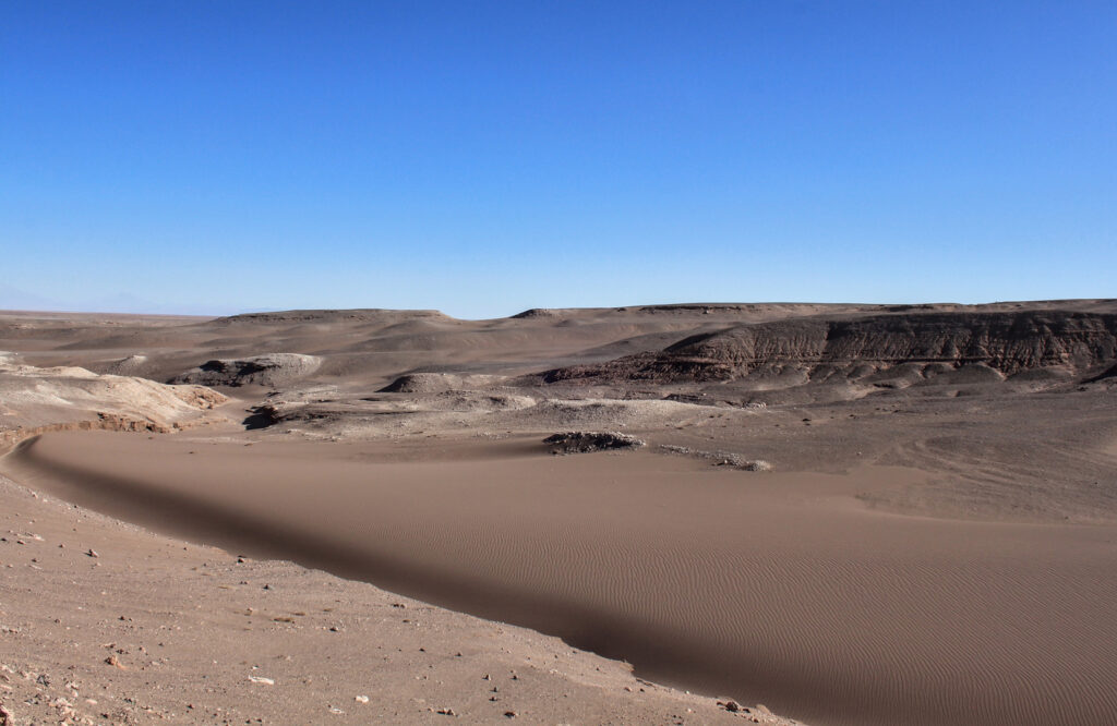 The valley of the moon in the Atacama Desert, Chile