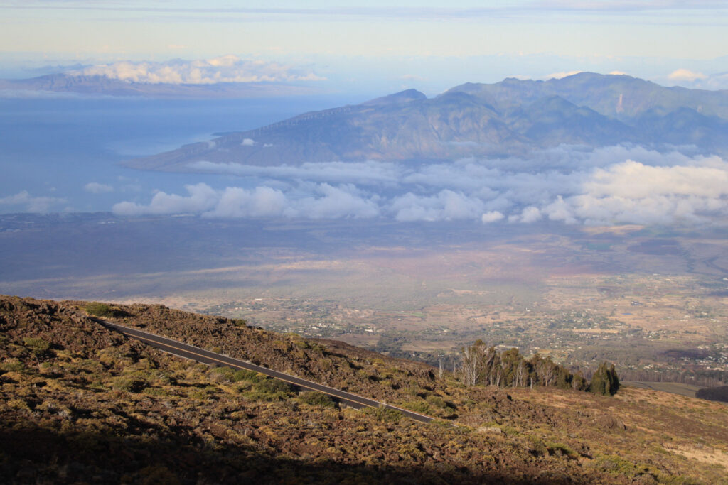 Road to the Summit of Haleakala National Park in Maui, Hawaii