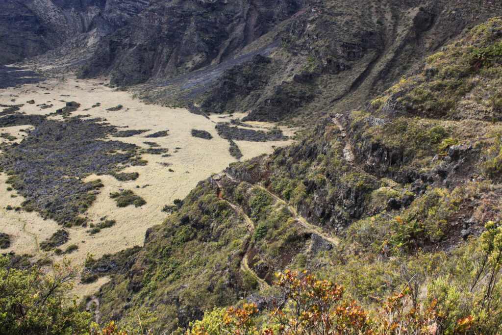 From Haleakala summit to Halemauu Overlook, Maui, Hawaii