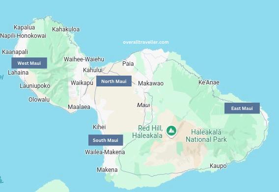 Maui, Hawaii Map