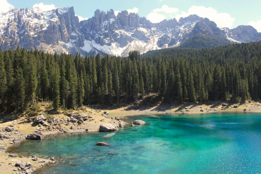 Lago di Carezza, summer itinerary to the Dolomites and Italy travel guide