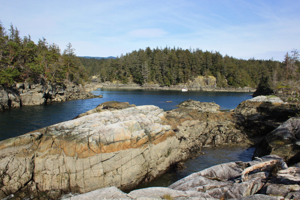 Sunshine Coast in British Columbia, Smugglers Cove near Halfmoon Bay